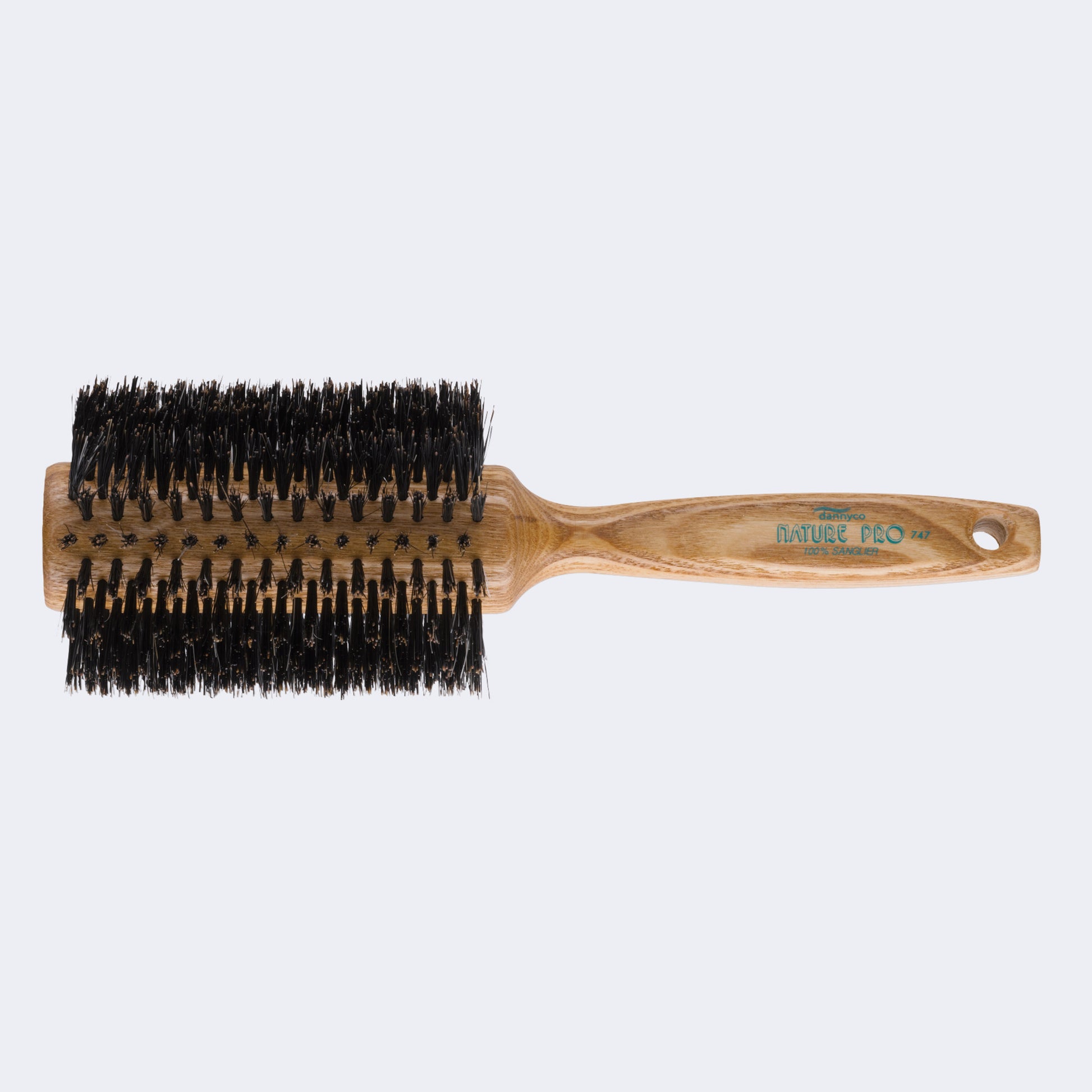 BaBylissPRO Nature Pro Circular Oak Wood Brush with Boar Bristles, Jumbo (20 Row)(747C)
