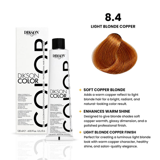 DIKSON COLOR Copper 8.4 Light Blonde Copper