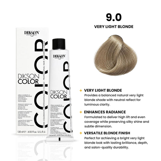 DIKSON COLOR Natural 9.0 Very Light Blonde