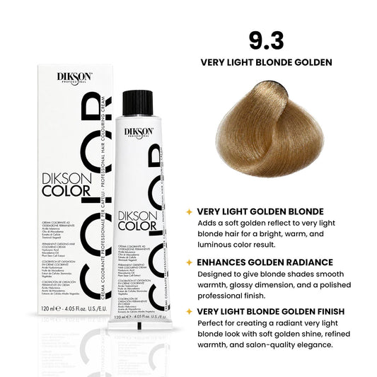DIKSON COLOR Golden 9.3 Very Light Blonde Golden