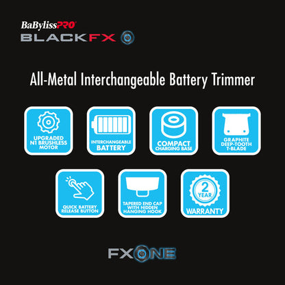 BaBylissPRO FXONE BLACKFX Trimmer(FX799MB)