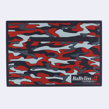 BaBylissPRO Red Camo Magnetic Strip Barber Mat(BMAGMAT)