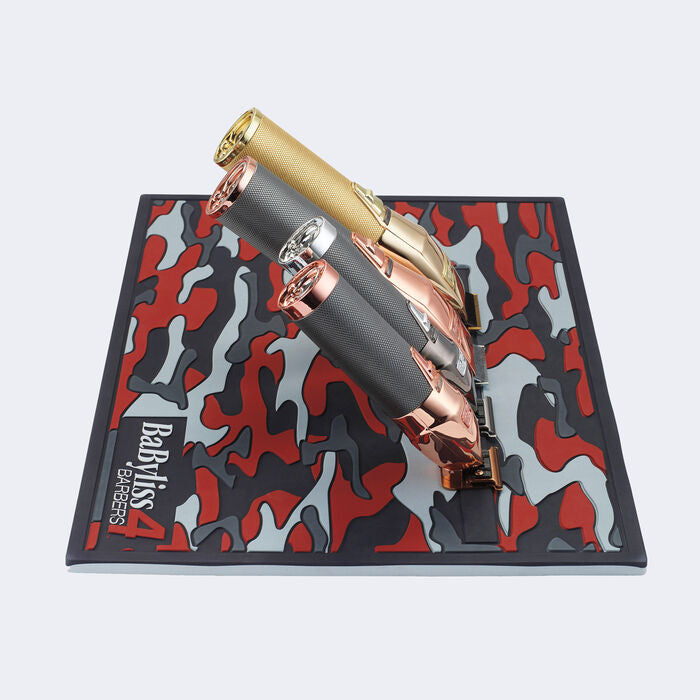 BaBylissPRO Red Camo Magnetic Strip Barber Mat(BMAGMAT)