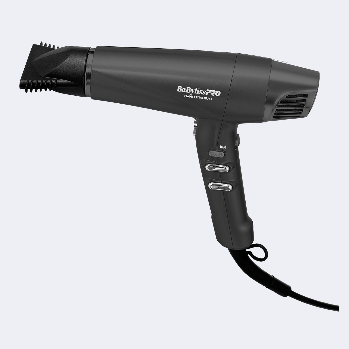 BaBylissPRO Nano Titanium High-Speed Dual Ionic Hairdryer (Black)(BNT9100BKC)
