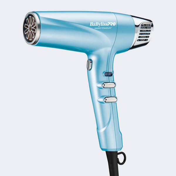 BaBylissPRO Nano Titanium Dual Ionic High-Speed Hairdryer (Blue)(BNT9100C)