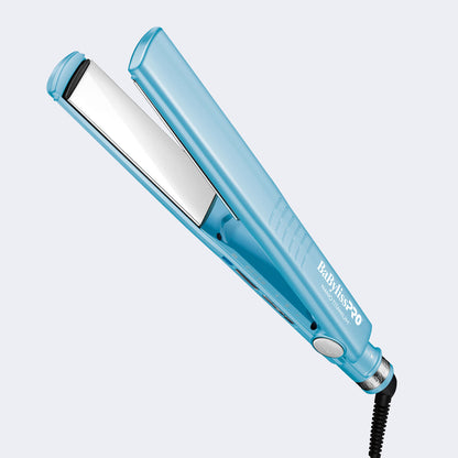 BaBylissPRO Nano Titanium 1-1/4" Dual Ionic Flat Iron BNT9125TC Blue