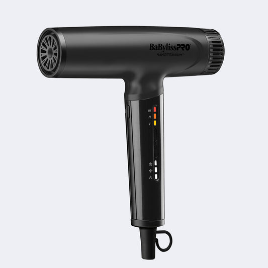 BaBylissPRO Nano Titanium High-Speed Nano Light Hairdryer (Matte black)(BNTC9200MBC)