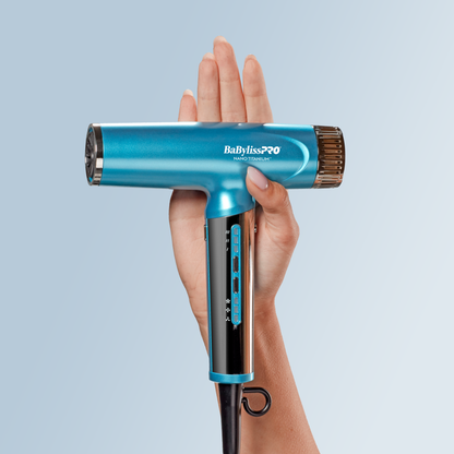 BaBylissPRO Nano Titanium High-Speed Nano Light Hairdryer (Blue)(BNTC9200C)