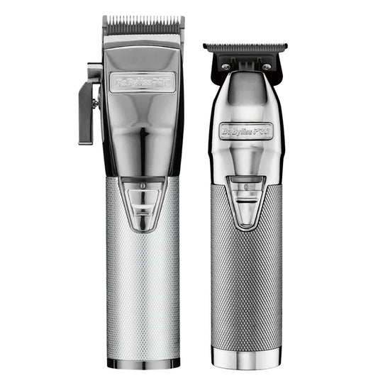 Upgraded BabylissPro SilverFX+ Duo USB-C Clipper & Trimmer - FX870NS - FX787NS
