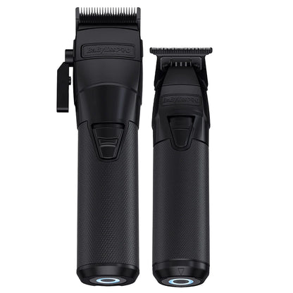 BaBylissPRO FXONE Clipper Trimmer Duo - Black - FX899MB-FX799MB - Includes 2 Chargers & 2 Batteries