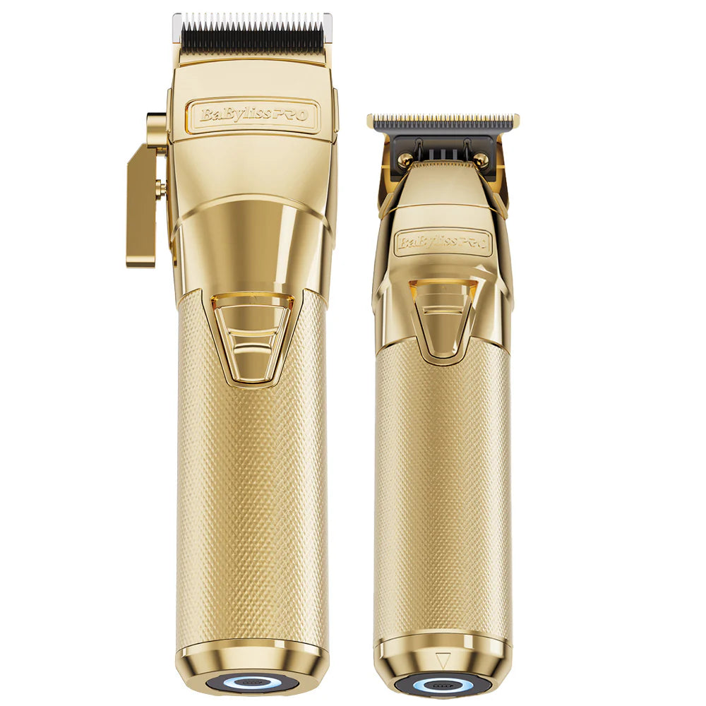 BaBylissPRO FXONE Clipper Trimmer Duo - Gold - FX899G-FX799G