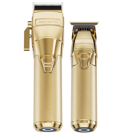 BaBylissPRO FXONE Clipper Trimmer Duo - Gold - FX899G-FX799G