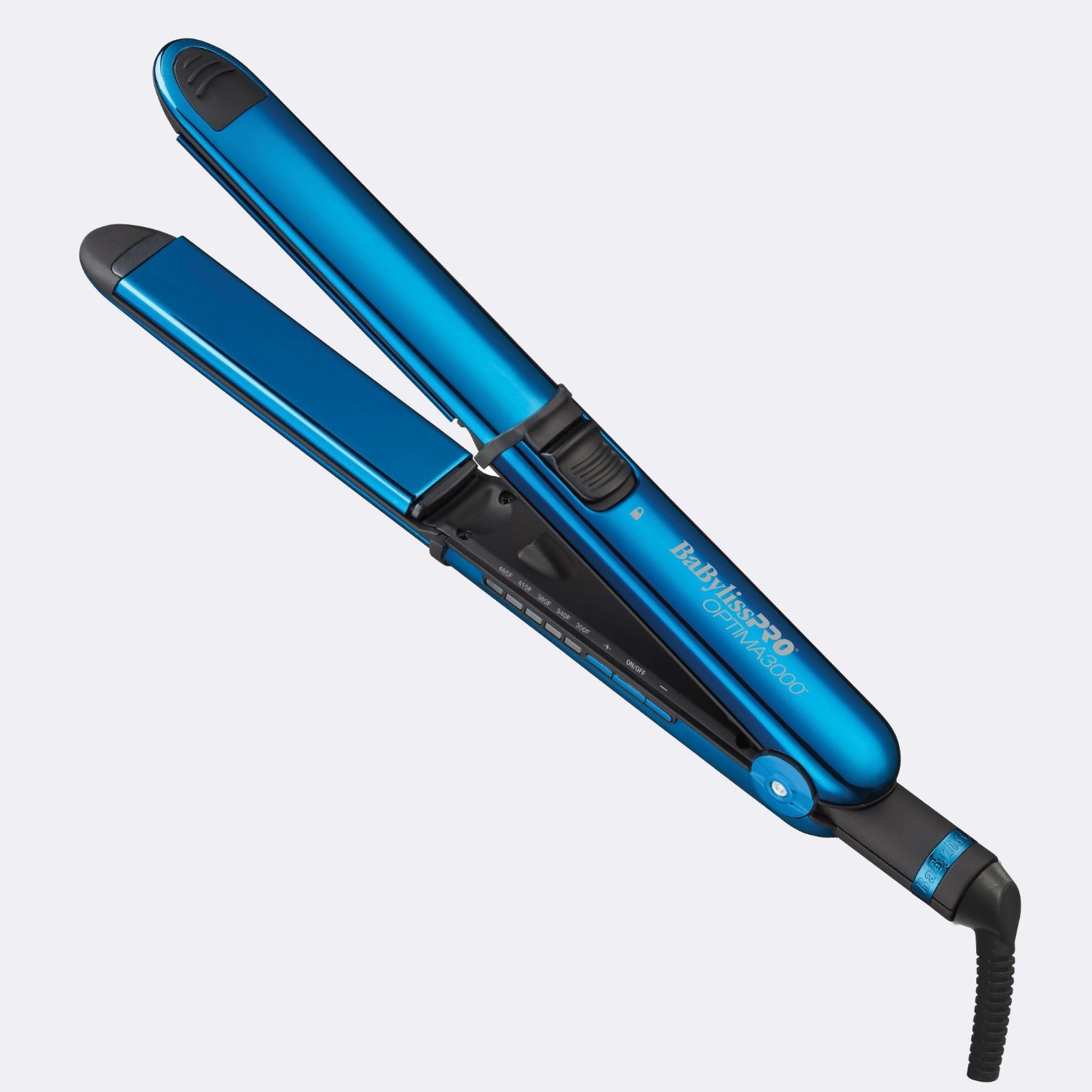BaBylissPRO Nano Titanium Optima 1-1/4” Stainless Steel Flat Iron – Midnight Blue