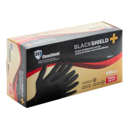 Cleanshield Nitrile Black Gloves (Box Of 100)