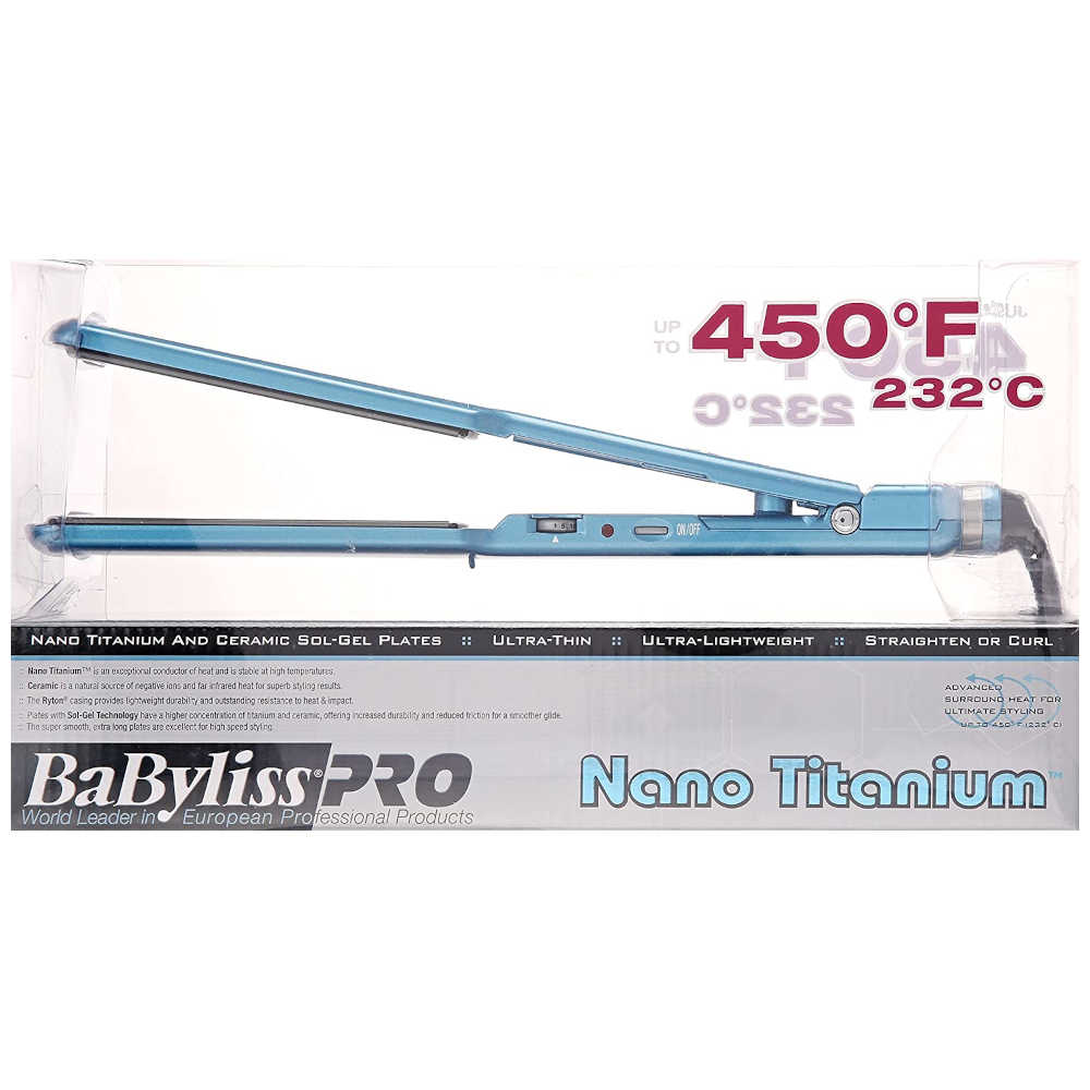 BaBylissPRO Nano Titanium 1-1/2" Ultra Slim Flat Iron BNT4073C