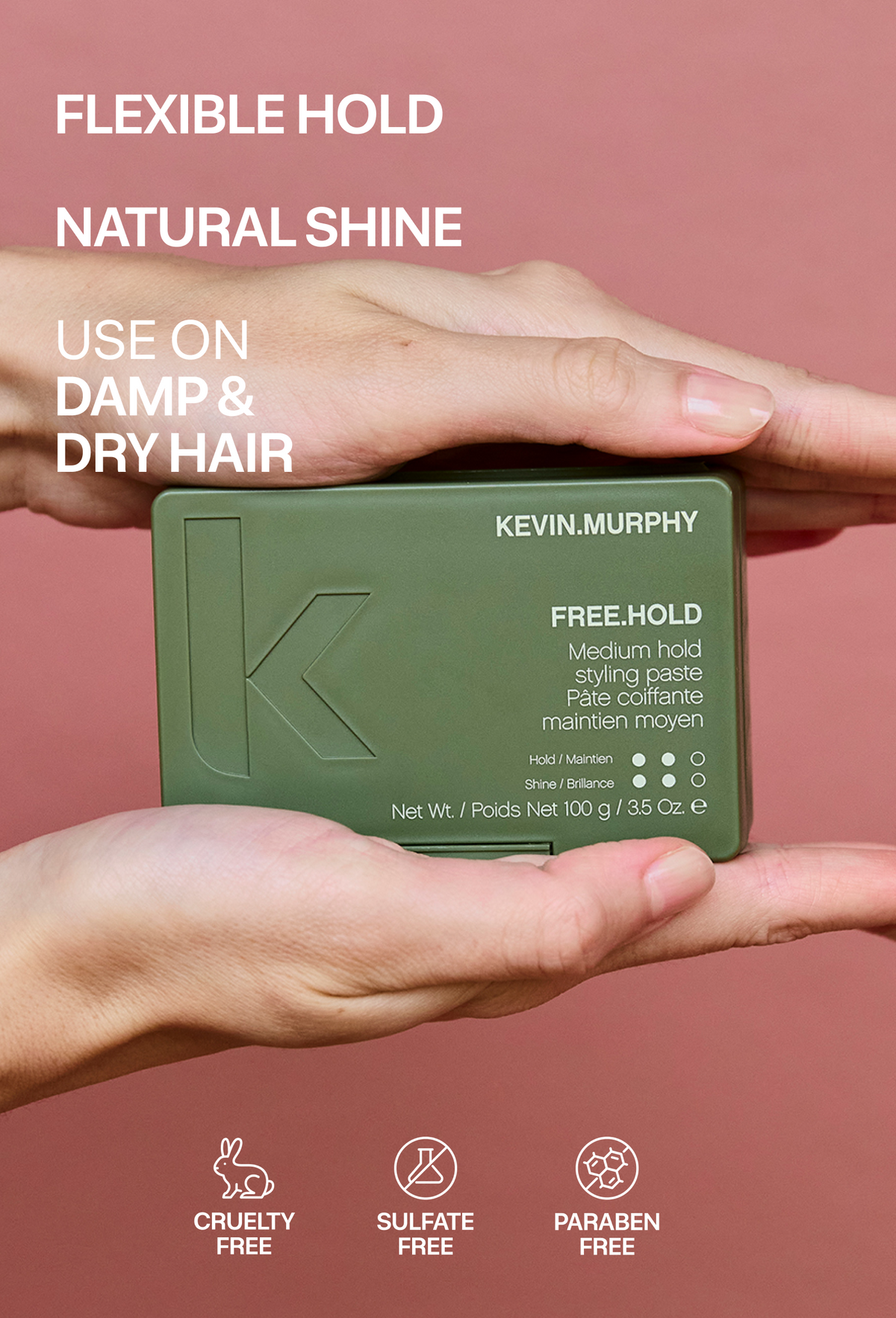 Kevin Murphy Free.Hold 100 g – Medium Hold Styling Paste