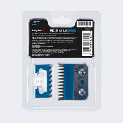 BaBylissPRO Blue Titanium Metal-Injection Molded (MIM) Precision Fade Blade (22 teeth)(FX8022BL)