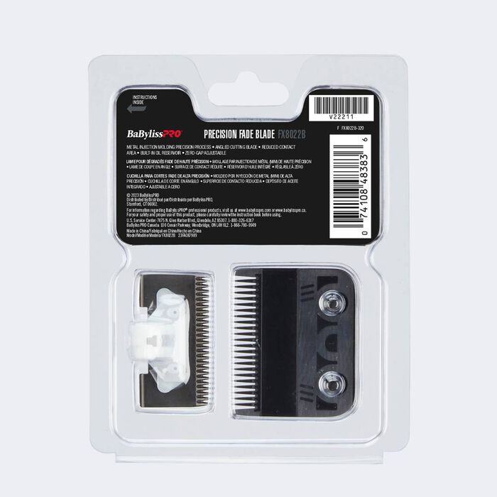BaBylissPRO Black Titanium Metal-Injection Molded (MIM) Precision Fade Blade(FX8022B)