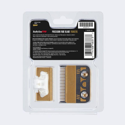 BaBylissPRO Gold Titanium Metal-Injection Molded (MIM) Precision Fade Blade(FX8022G)