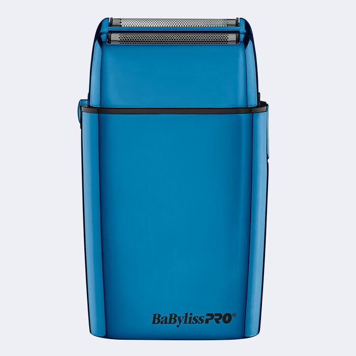 BaBylissPRO FOILFX02 Cord/Cordless Metal Double-Foil Shaver (Blue - Limited Edition)(FXFS2BL)
