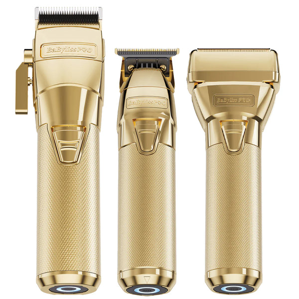 BaBylissPRO FXONE GoldFX Trio Clipper Trimmer & Shaver - FX899G-FX799G-FX79FSG