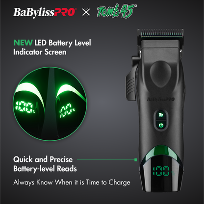 BaBylissPRO x Tomb45 Wireless-Charging Clipper (FXT45C)