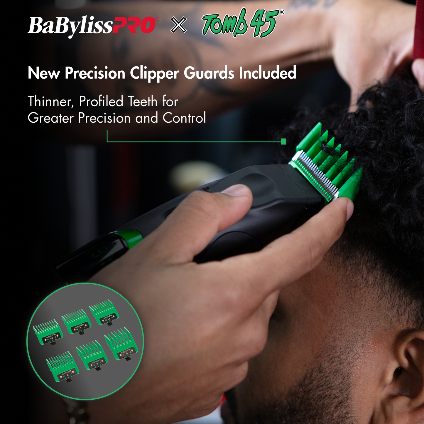 BaBylissPRO x Tomb45 Wireless-Charging Clipper (FXT45C)