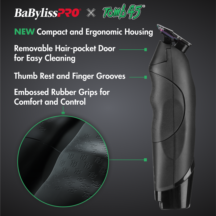 BaBylissPRO x Tomb45 Wireless-Charging Trimmer(FXT45T)