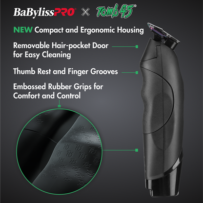 BaBylissPRO x Tomb45 Wireless-Charging Trimmer(FXT45T)