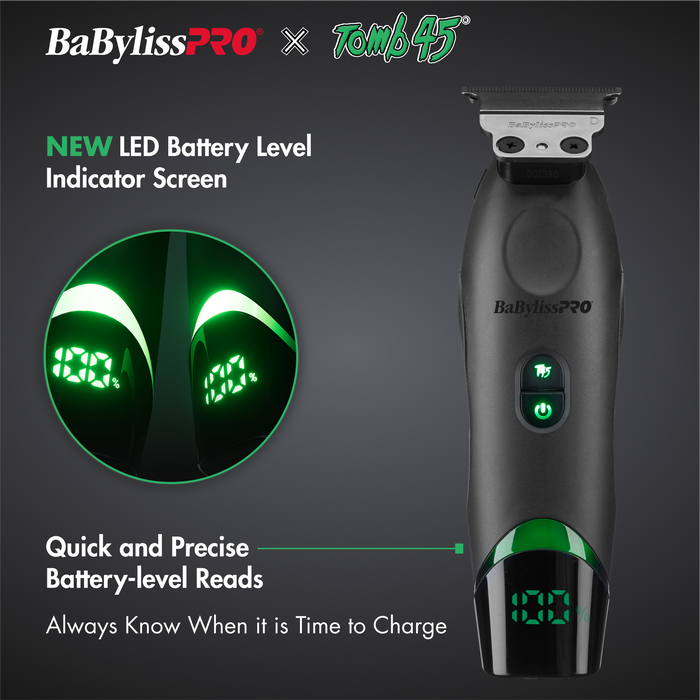 BaBylissPRO x Tomb45 Wireless-Charging Trimmer(FXT45T)