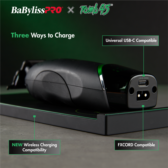 BaBylissPRO x Tomb45 Wireless-Charging Trimmer(FXT45T)