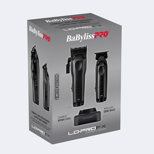 BaBylissPro Black Compact Lo Pro Clipper and Trimmer - Limited Edition
