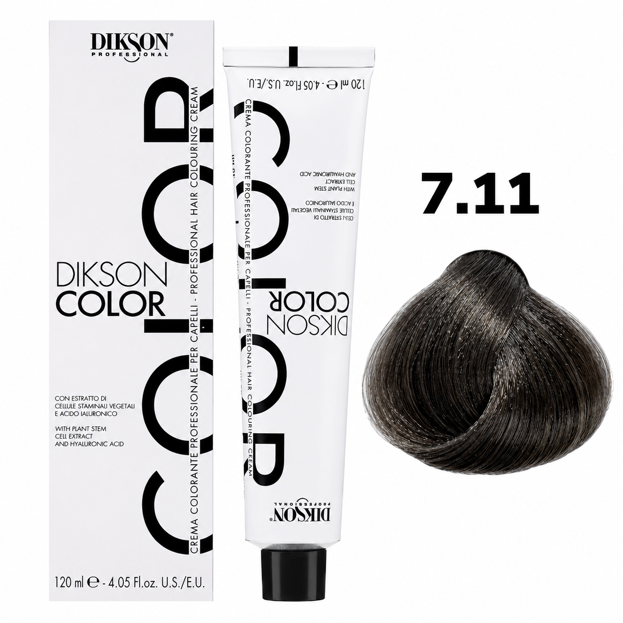 DIKSON COLOR Ash 7.11 Blonde Intesne Ash