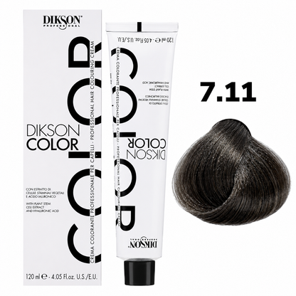 DIKSON COLOR Ash 7.11 Blonde Intesne Ash
