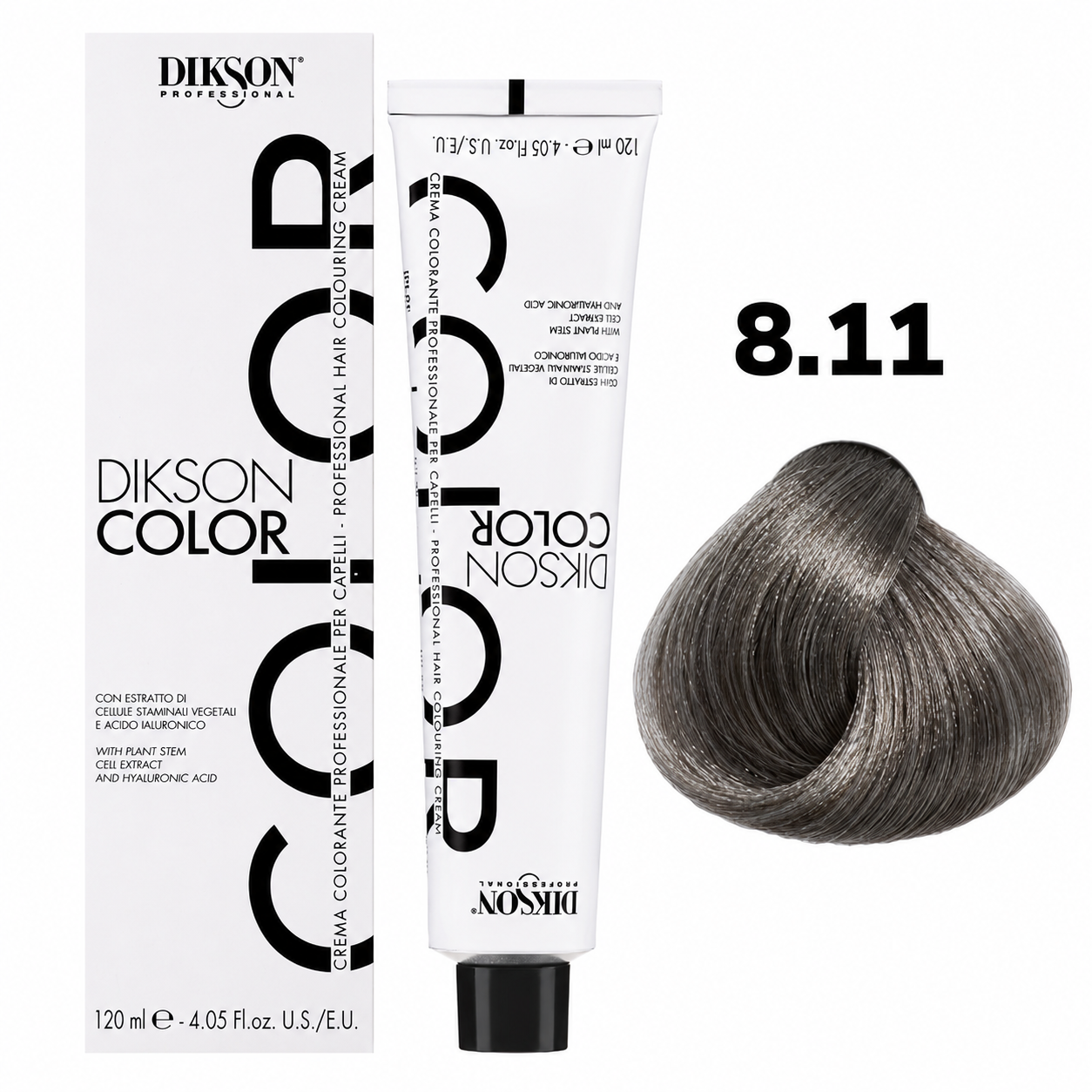 DIKSON COLOR Ash 8.11 Light Blonde Intesne Ash