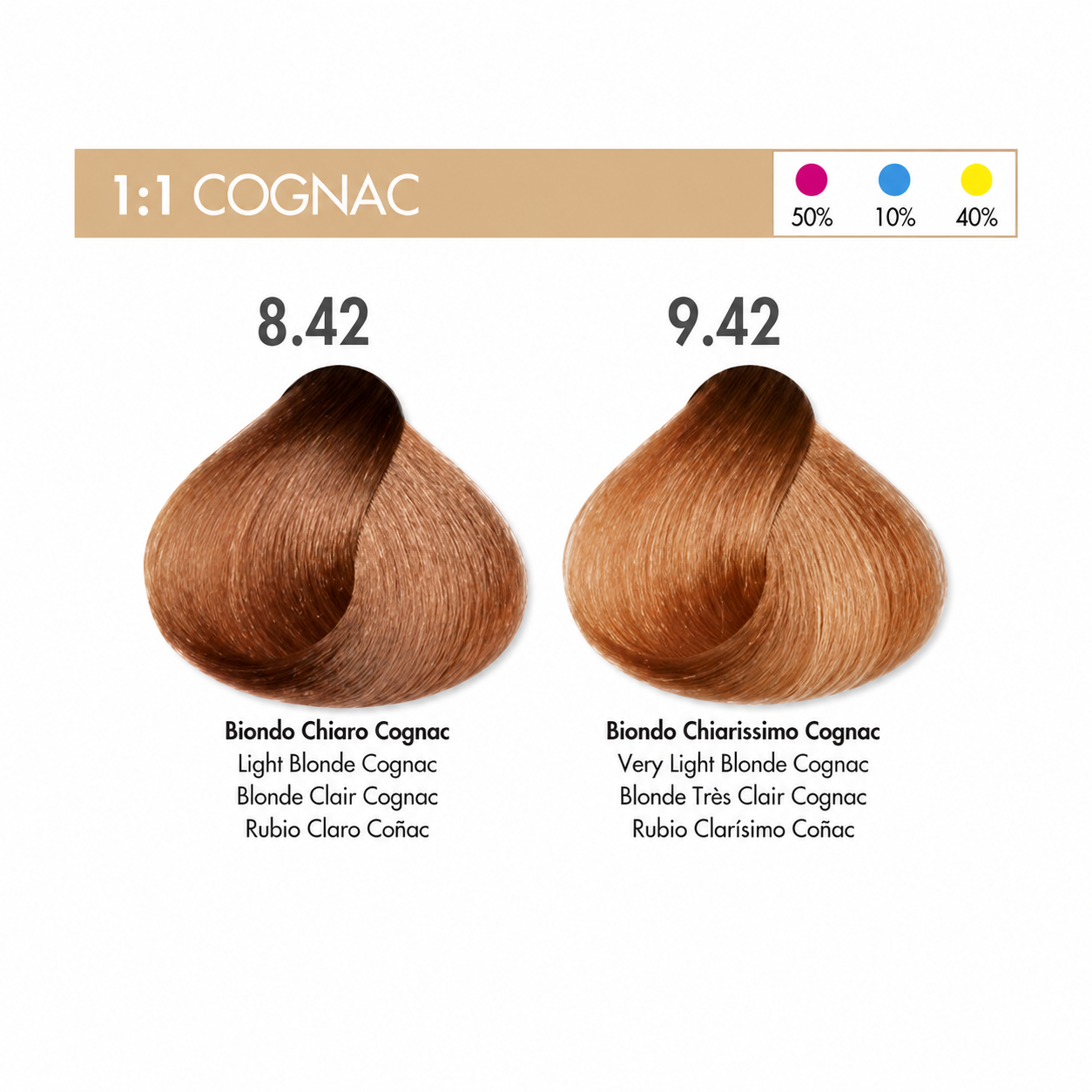 DIKSON COLOR Cognac 9.42 Very Light Blonde Cognac