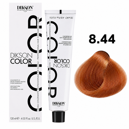 DIKSON COLOR Deep Copper 8.44 Intense Copper Light Blonde