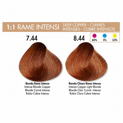 DIKSON COLOR Deep Copper 8.44 Intense Copper Light Blonde