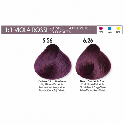 DIKSON COLOR Red Violet 6.26 Dark Blonde Red Violet