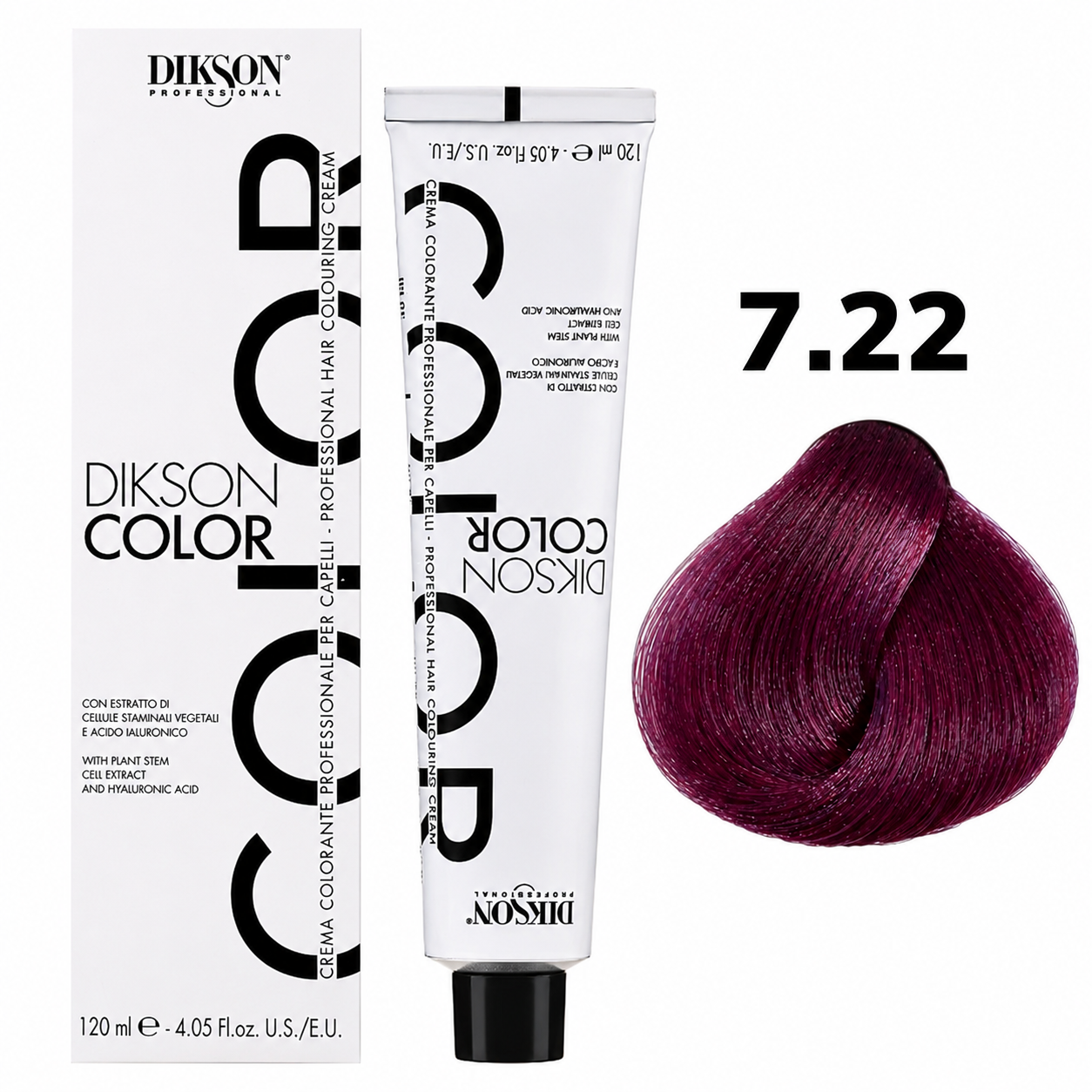 DIKSON COLOR Deep Violet 7.22 Blonde Intense Violet