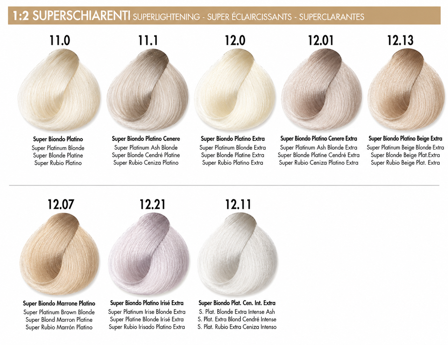 DIKSON COLOR Superlightening 12.01 Super Platinum Ash Blonde Extra