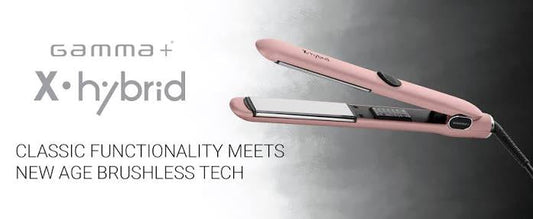 Gamma+ X-Hybrid Hair  Straightening Iron (Rose Gold)