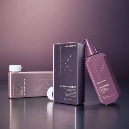 Kevin Murphy Hydration Heroes Holiday Gift Set 2026 (Hydrate-Me.Wash 250ml + Hydrate-Me.Rinse 250ml + Night.Shift 100ml)
