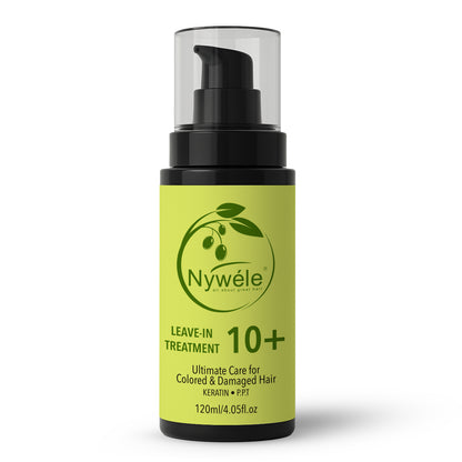 Nywele - Nywele 10+ Miracle Leave in Hair Treatment 120 ml with Olive extract, keratin & P.P.T by Nywele