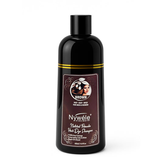Nywele - Nywele Hair Color Shampoo 3-in-1 | Instant Hair Dye Shampoo for Gray Coverage – For Men & Women