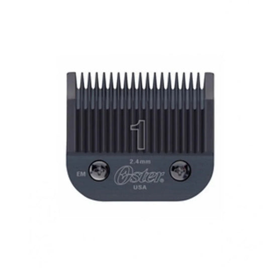 Oster Detachable Blade Size #1 – 3/32" (2.4 mm) Cut, Black Finish