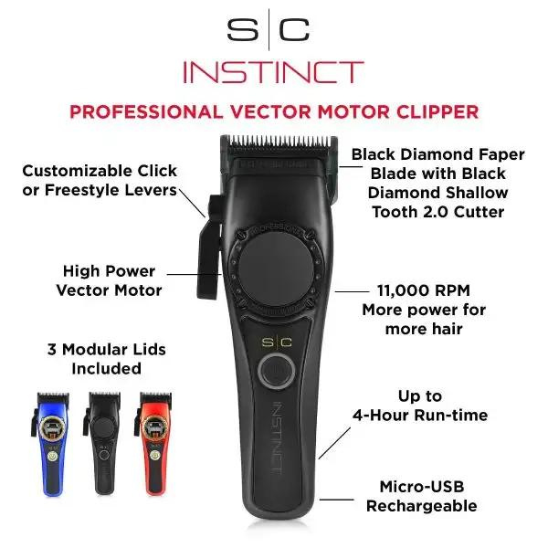 StyleCraft Instinct IN2 Vector Motor Cordless Clipper