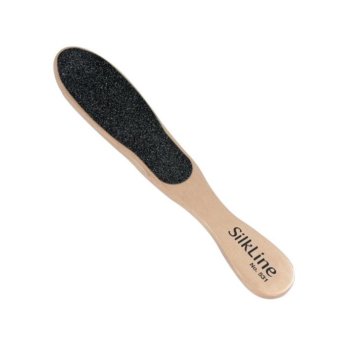 BaBylissPRO Silkline Two-Sided Foot File with Oak Wood Handle(531NC)