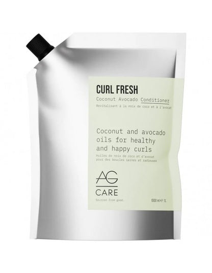 AG Care - Curl Fresh Coconut Avocado Conditioner - 1000ml Refill