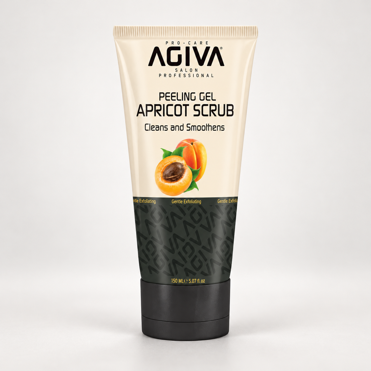 Agiva Apricot Face Scrub 150 mL on a clean studio background
